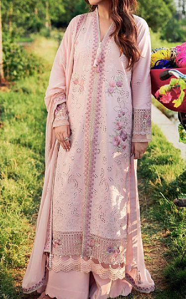 Sifa Oyster Pink Lawn Suit | Pakistani Lawn Dress in USA- Image 1