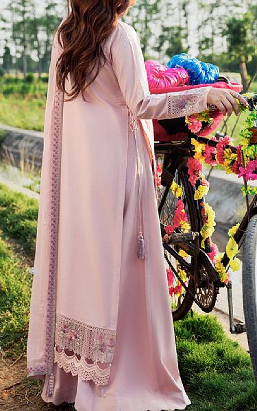 Sifa Oyster Pink Lawn Suit | Pakistani Lawn Dress in USA- Image 2