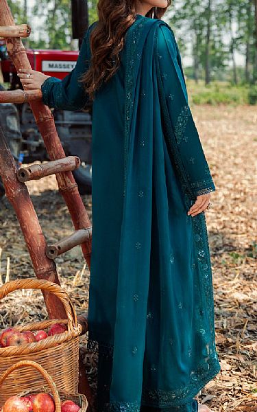 Sifa Teal Lawn Suit | Pakistani Lawn Dress in USA- Image 2