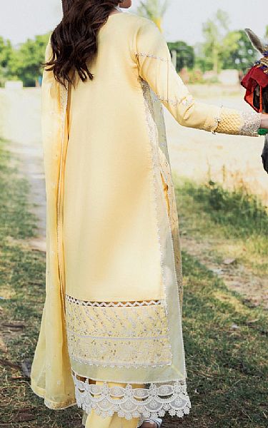 Sifa Light Yellow Lawn Suit | Pakistani Lawn Dress in USA- Image 2