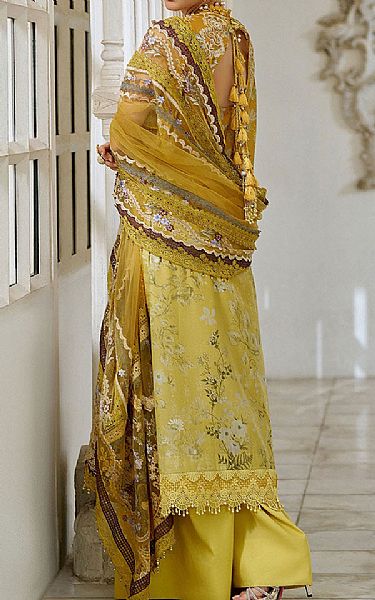 Sobia Nazir Mustard Lawn Suit | Pakistani Lawn Dress in USA- Image 2