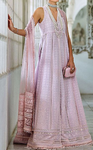 Sobia Nazir Lavender Lawn Suit | Pakistani Lawn Dress in USA- Image 1