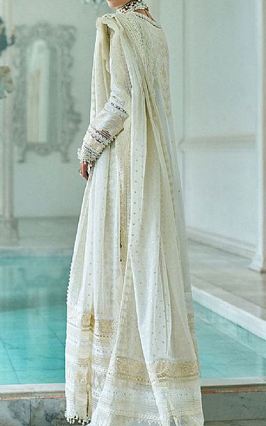 Sobia Nazir Off-white Lawn Suit | Pakistani Lawn Dress in USA- Image 2