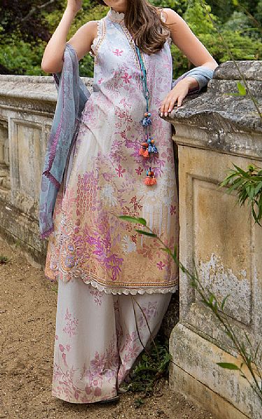 Sobia Nazir Multicolor Lawn Suit | Pakistani Lawn Dress in USA- Image 1