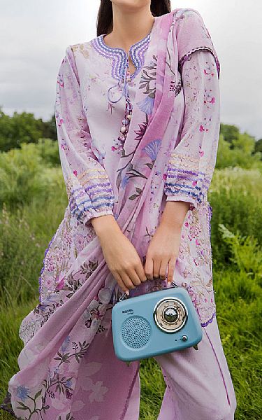 Sobia Nazir Lavender Lawn Suit | Pakistani Lawn Dress in USA- Image 2