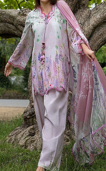 Sobia Nazir Lilac Lawn Suit | Pakistani Lawn Dress in USA- Image 1