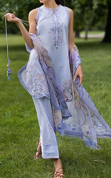 Sobia Nazir Lavender Lawn Suit | Pakistani Lawn Dress in USA- Image 1