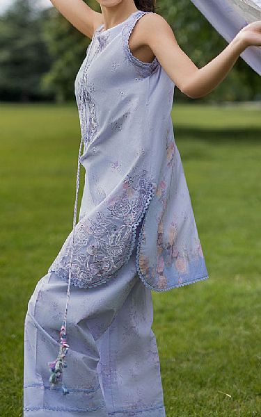 Sobia Nazir Lavender Lawn Suit | Pakistani Lawn Dress in USA- Image 2