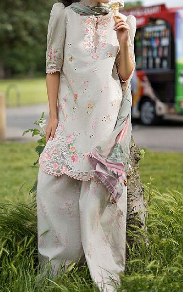 Sobia Nazir Ivory Lawn Suit | Pakistani Lawn Dress in USA- Image 1