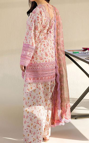 Sobia Nazir Ivory/Pink Lawn Suit | Pakistani Lawn Dress in USA- Image 2