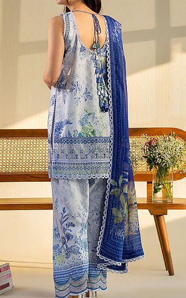 Sobia Nazir Powder Blue Lawn Suit | Pakistani Lawn Dress in USA- Image 2