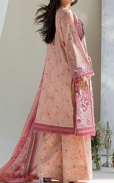 Sobia Nazir Tea Pink Lawn Suit | Pakistani Lawn Dress in USA- Image 2