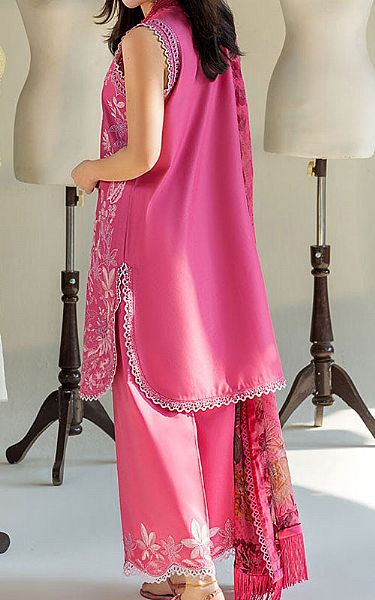 Sobia Nazir Pink Lawn Suit | Pakistani Lawn Dress in USA- Image 2