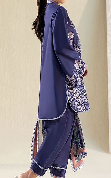 Sobia Nazir Royal Blue Lawn Suit | Pakistani Lawn Dress in USA- Image 2