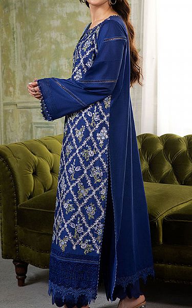 Sobia Nazir Navy Blue Lawn Suit | Pakistani Lawn Dress in USA- Image 2