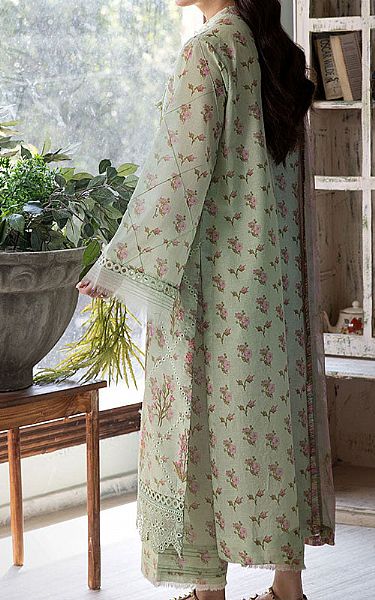 Sobia Nazir Sage Green Lawn Suit | Pakistani Lawn Dress in USA- Image 2