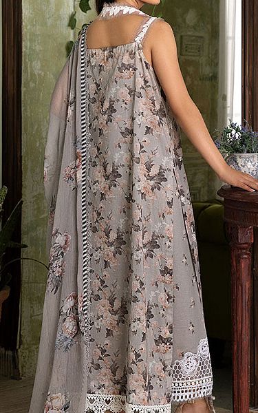 Sobia Nazir Grey Lawn Suit | Pakistani Lawn Dress in USA- Image 2