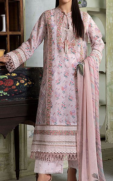 Sobia Nazir Pink Lawn Suit | Pakistani Lawn Dress in USA- Image 1