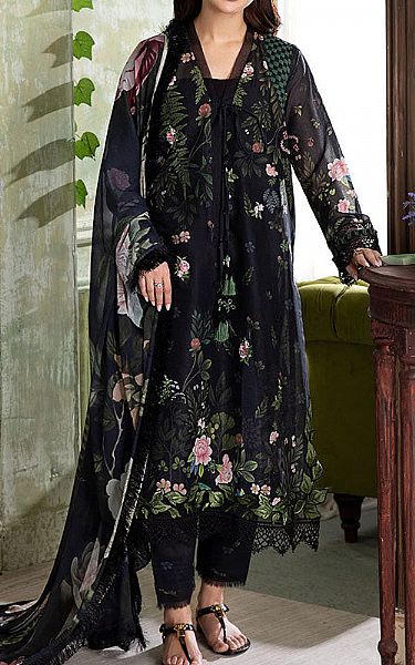 Sobia Nazir Black Lawn Suit | Pakistani Lawn Dress in USA- Image 1