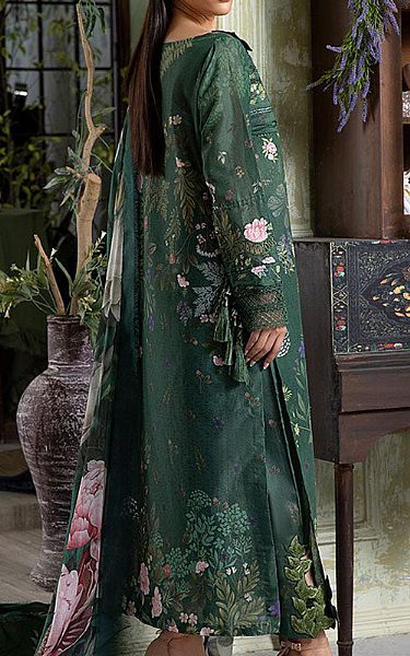 Sobia Nazir Teal Green Lawn Suit | Pakistani Lawn Dress in USA- Image 2