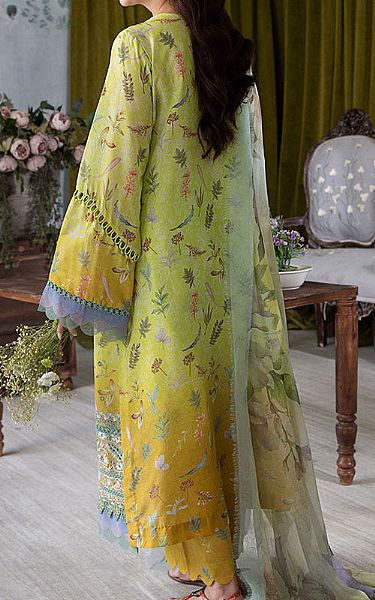 Sobia Nazir Lime Lawn Suit | Pakistani Lawn Dress in USA- Image 2