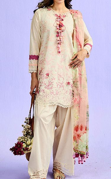 Sobia Nazir Ivory Lawn Suit | Pakistani Lawn Dress in USA- Image 1