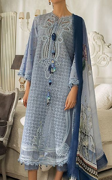 Sobia Nazir Regent Grey Lawn Suit | Pakistani Lawn Suits- Image 1