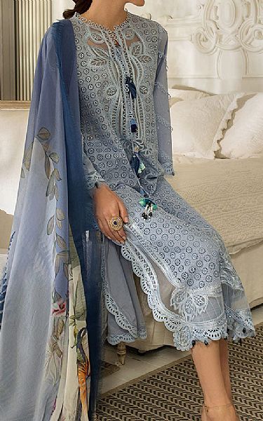 Sobia Nazir Regent Grey Lawn Suit | Pakistani Lawn Suits- Image 2