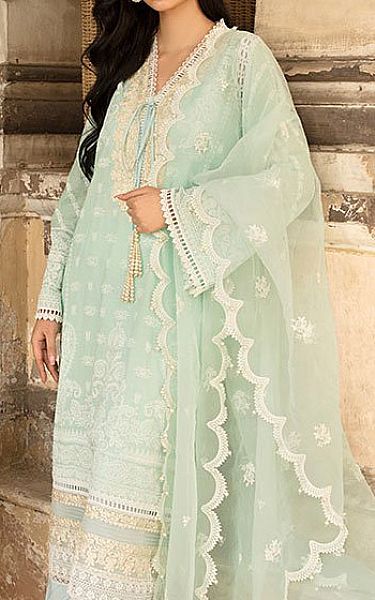 Sobia Nazir Mint Green Lawn Suit | Pakistani Dresses in USA- Image 2