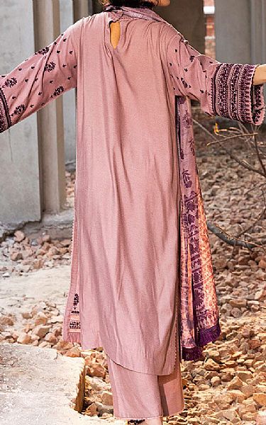 Sobia Nazir Pink Karandi Suit | Pakistani Winter Dresses in USA- Image 2
