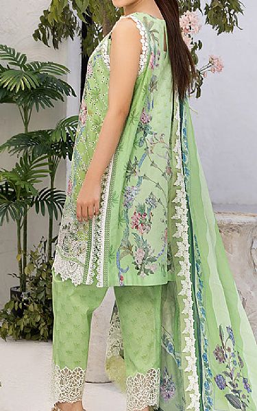 Sobia Nazir Pastel Green Lawn Suit | Pakistani Lawn Dress in USA- Image 2