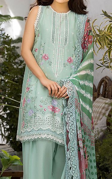 Sobia Nazir Summer Green Lawn Suit | Pakistani Lawn Dress in USA- Image 2
