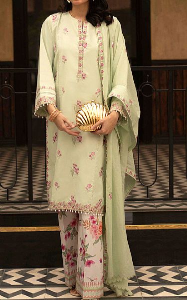So Kamal Pistachio Lawn Suit | Pakistani Lawn Dress in USA- Image 1