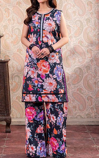 So Kamal Multicolor Lawn Suit (2 Pcs) | Pakistani Lawn Dress in USA- Image 1