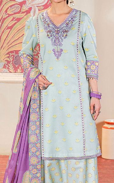 So Kamal Grey Lawn Suit | Pakistani Lawn Dress in USA- Image 1