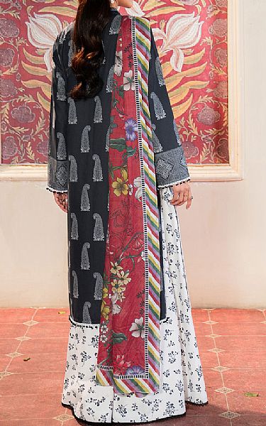 So Kamal Black Lawn Suit | Pakistani Lawn Dress in USA- Image 2