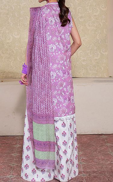 So Kamal Lavender Lawn Suit | Pakistani Lawn Dress in USA- Image 2