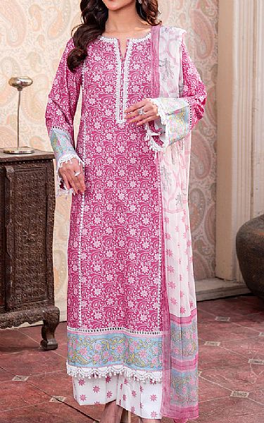 So Kamal Bashful Pink Lawn Suit | Pakistani Lawn Dress in USA- Image 1