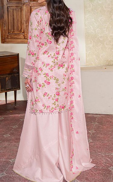 So Kamal Pastel Pink Lawn Suit | Pakistani Lawn Dress in USA- Image 2