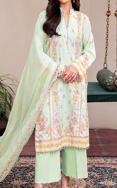 So Kamal Mint Green Lawn Suit | Pakistani Lawn Dress in USA- Image 1