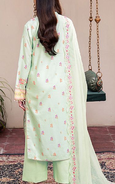 So Kamal Mint Green Lawn Suit | Pakistani Lawn Dress in USA- Image 2