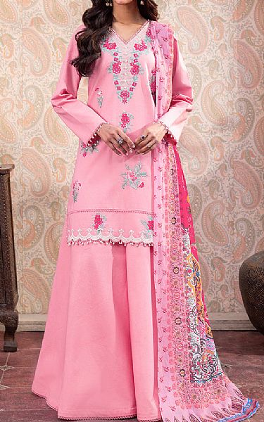 So Kamal Soft Pink Lawn Suit | Pakistani Lawn Dress in USA- Image 1