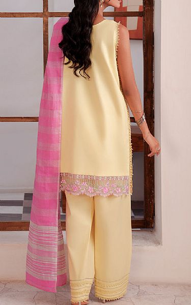 So Kamal Cream Lawn Suit | Pakistani Lawn Dress in USA- Image 2