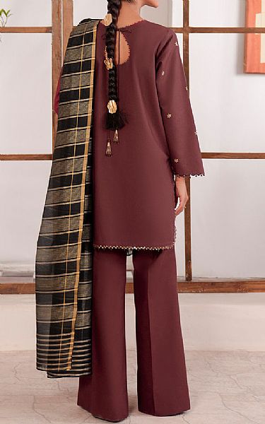 So Kamal Brown Lawn Suit | Pakistani Lawn Dress in USA- Image 2