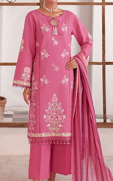 So Kamal Pink Lawn Suit | Pakistani Lawn Dress in USA- Image 1
