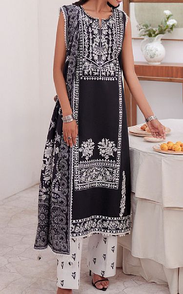 So Kamal Black Lawn Suit | Pakistani Lawn Dress in USA- Image 1