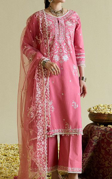 So Kamal Pink Lawn Suit | Pakistani Lawn Dress in USA- Image 1