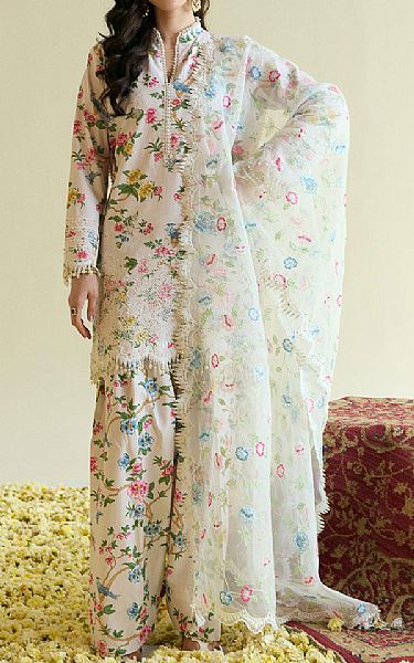 So Kamal White Lawn Suit | Pakistani Lawn Dress in USA- Image 1