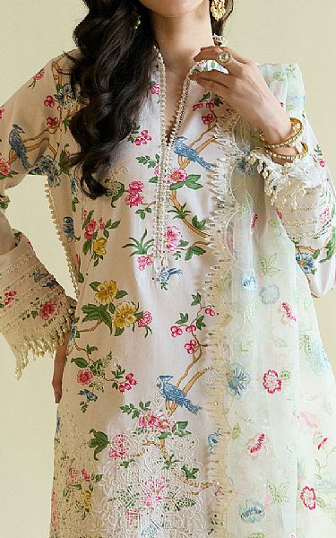 So Kamal White Lawn Suit | Pakistani Lawn Dress in USA- Image 2