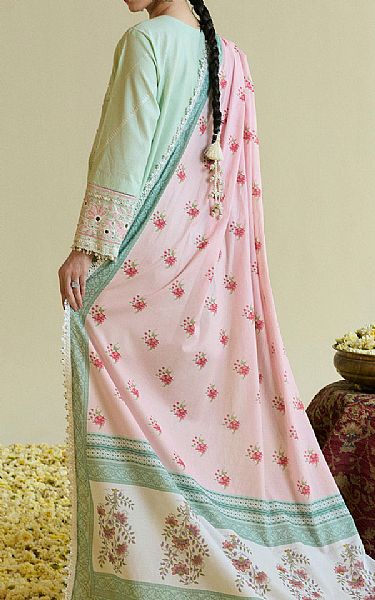 So Kamal Mint Green Lawn Suit | Pakistani Lawn Dress in USA- Image 2